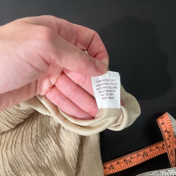 Blu Pepper Coord Tan Set Wide Leg / Cropped sleeve - Picture 4 of 8